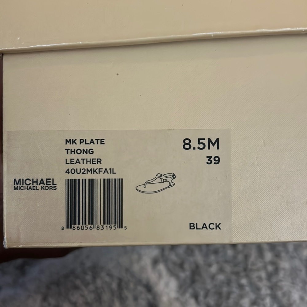 Micheal Kors Sandals, Black Womens 8.5